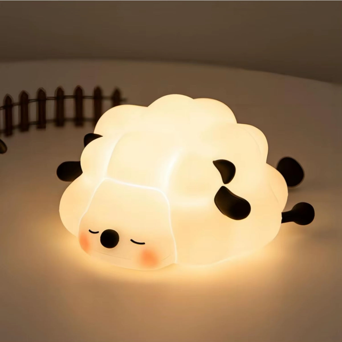 Rechargeable cozy animal night light in Rabbit, Sheep and Panda designs